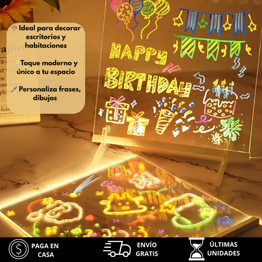 Magic-Board | Tablero Magico + 2 regalos (Set de Marcadores y Libro de Dibujos en PDF) 🧑‍🎨 🎨