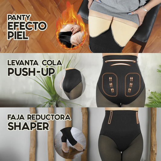 ¡G Panty Efecto Piel! 🔥💃 Moldea sin Marcar y Lúcete con Confianza ✨ Oferta de Otoño + Envío Gratis 🍂🚚 ¡Comodidad Invisible, Estilo Imparable! (TALLA ESTANDAR)