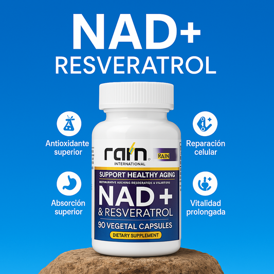 NAD + Resveratrol - Cápsulas de Reparación Celular Antienvejecimiento y Energía Extra (120 Cápsulas) -  SuperHuman™